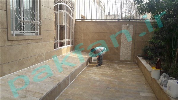 رفع نم و نشتی سرویس بهداشتی واحد مسکونی خیابان پاسداران